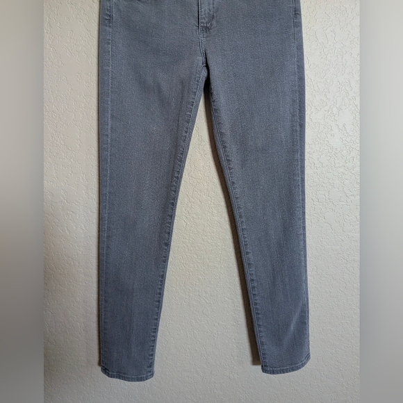AG Adriano Goldschmied  Women's Size 27R Stevie Slim Straight Ankle Jeans, Gray  - Picture 3 of 13
